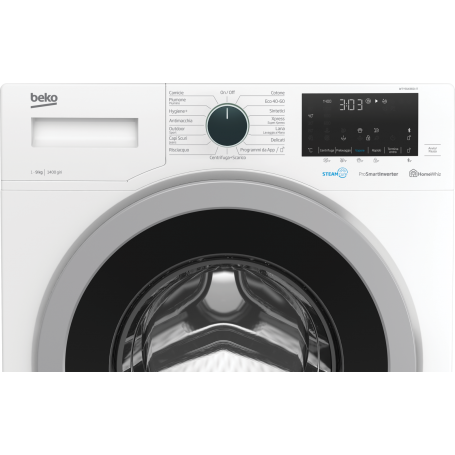 lavatrice a carico frontale beko 9 kg wtx91436ai it classe b a85xl60xp60 1400 giri bluetooth  prosmart inverter 38586