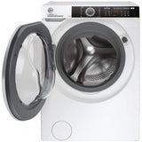 lavatrice a carico frontale hoover h wash 500 13 kg hwe 413ambs 1 s classe a a___ a85xp67xl60 1400 giri ecopower  vapore  wifi  bluetooth