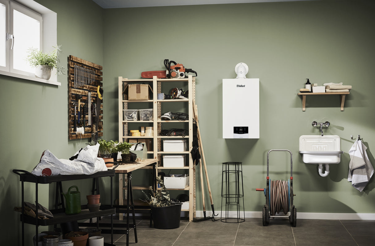 caldaia a gas vaillant a condensazione ecotec plus vmw 26 cs 1 5 cfi con vsmart wi fi metano o gpl completo di kit scarico fumi