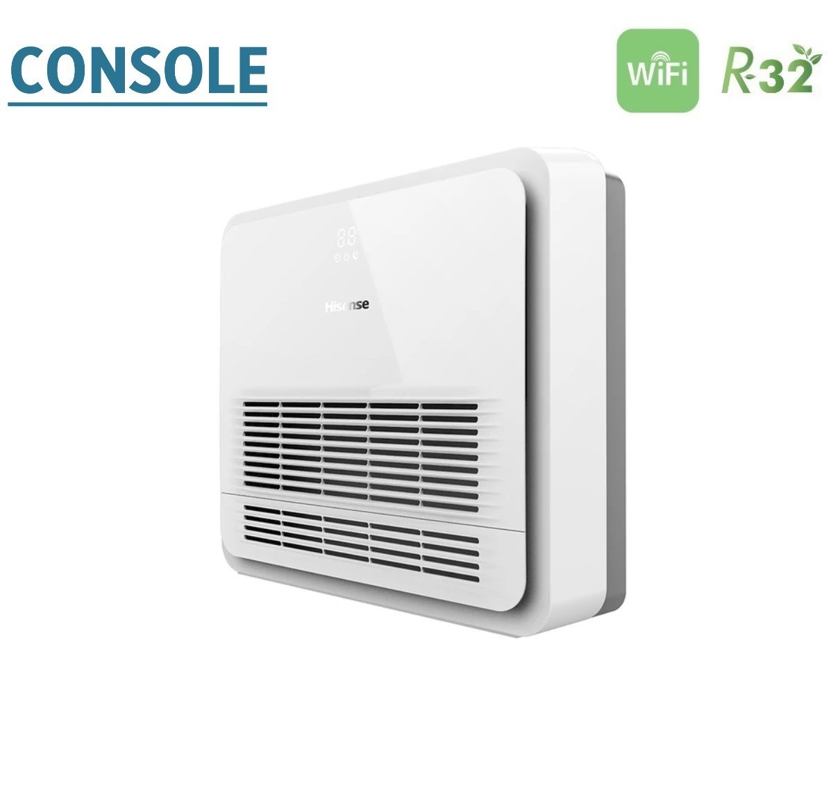 climatizzatore condizionatore hisense dual split console 9_12 con 2amw42u4rgc r 32 wi fi optional telecomando di serie incluso 9000_12000