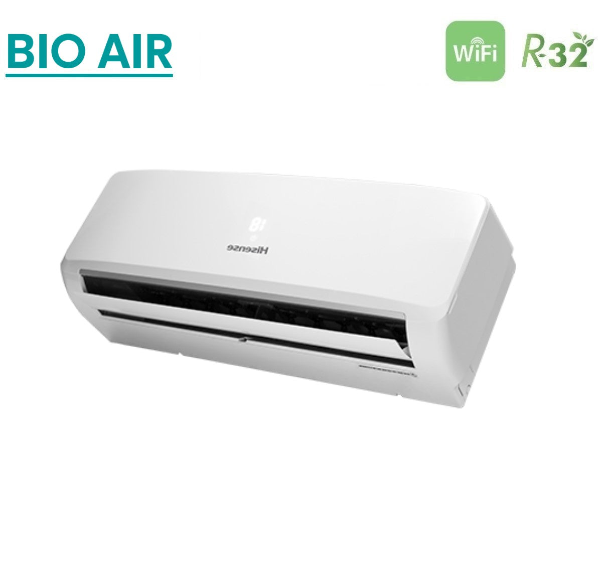climatizzatore condizionatore hisense dual split inverter serie bio air 9_12 con 2amw52u4rxc r 32 wi fi integrato 9000_12000