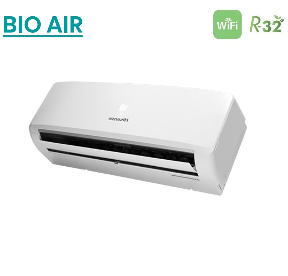 climatizzatore condizionatore hisense dual split inverter serie bio air 9_9 con 2amw42u4rgc r 32 wi fi integrato 9000_9000