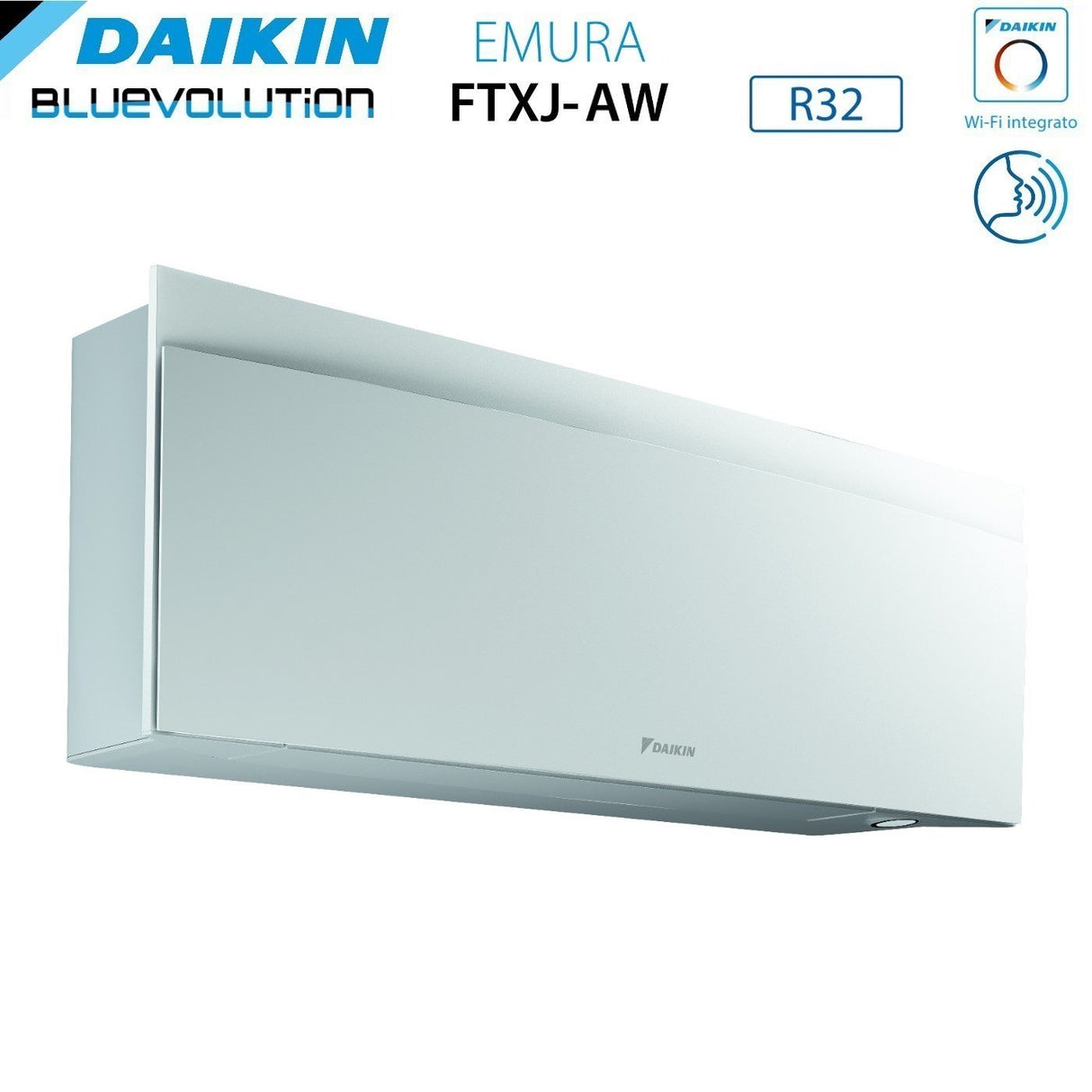 daikin condizionatore daikin bluevolution trial split emura white iii 9912 con 3mxm68a r 32 wi fi integrato bianco opaco garanzia italiana ean 8059657073334