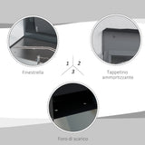 easycomfort easycomfort cassetta postale in acciaio con 2 chiavi di sicurezza fessura a v e foro di drenaggio 37x10 5x37 cm grigia