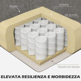 easycomfort easycomfort divano angolare 3 posti con cuscino per seduta e schienale in tessuto effetto ciniglia 186x130x84 cm tortora