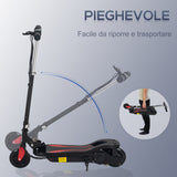 easycomfort easycomfort monopattino elettrico pieghevole altezza regolabile 82 93cm con freno velocita 12kmh nero
