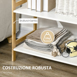 immagine-5-easycomfort-easycomfort-scaffalatura-a-5-piani-in-bamboo-e-mdf-mobile-libreria-per-soggiorno-cucina-e-camera-da-letto-70x37-5x150-cm