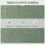 easycomfort easycomfort sedia per soggiorno con schienale alto in acciaio e tessuto effetto sherpa 73x68x111 cm verde e oro