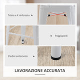 easycomfort easycomfort set 2 sgabelli da bar impilabili in metallo con schienale rimovibile e poggiapiedi bianco