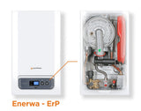 caldaia a gas warmhaus a condensazione enerwa 33 metano o gpl completo di kit scarico fumi
