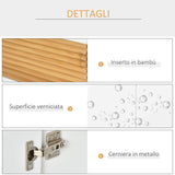 easycomfort easycomfort mobile sotto lavabo bagno mobiletto bagno sottolavandino con antine in legno 60x30x60 5cm bianco
