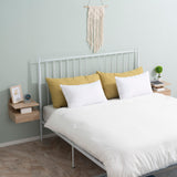 easycomfort easycomfort set da 2 comodini moderni sospesi con cassetto e ripiano in legno 35x32x22 5cm rovere