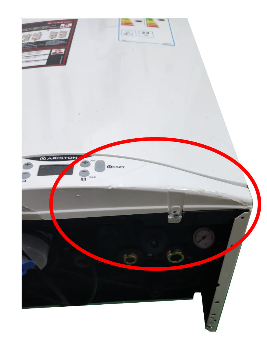 area occasioni caldaia ariston hs premium 24 eu a condensazione completa di kit scarico fumi coassiale metano erp 33882