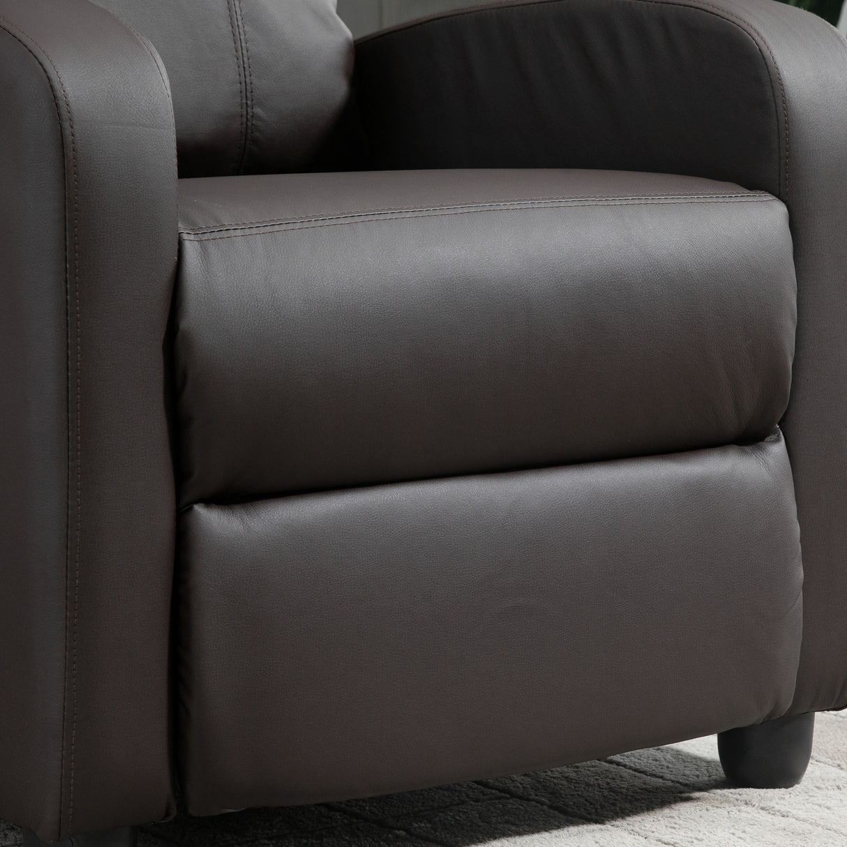 easycomfort easycomfort poltrona relax massaggiante con telecomando e 8 programmi reclinazione e poggiapiedi 68x88x98cm marrone