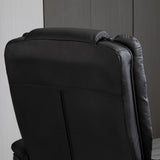 easycomfort easycomfort set poltrona relax e pouf poggiapiedi girevole a 360 e reclinabile similpelle pu