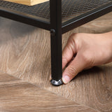 immagine-7-easycomfort-easycomfort-tavolino-da-salotto-basso-a-2-livelli-con-bordo-rialzato-in-mdf-e-metallo-100x50x46-5-cm-color-legno