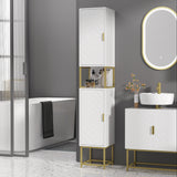 immagine-8-easycomfort-easycomfort-colonna-bagno-con-2-armadietti-e-ripiano-in-mdf-e-acciaio-30x30x170-7cm-bianco-e-oro
