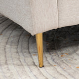easycomfort easycomfort divano letto 3 posti in tessuto con poggiapiedi e schienale a 5 reclinazioni 213x91x83cm crema