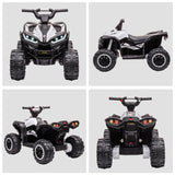 easycomfort easycomfort quad per bambini 3 5 anni elettrico 12v 2 velocita ruote larghe con sospensioni e fari led bianco