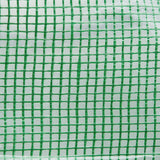 easycomfort easycomfort serra a tunnel con porta avvolgibile e finestre copertura pe e struttura in acciaio 1 5x3x2m verde