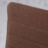 easycomfort easycomfort set 4 sedie imbottite per soggiorno o sala da pranzo sedie da cucina moderne in metallo e tessuto cachi
