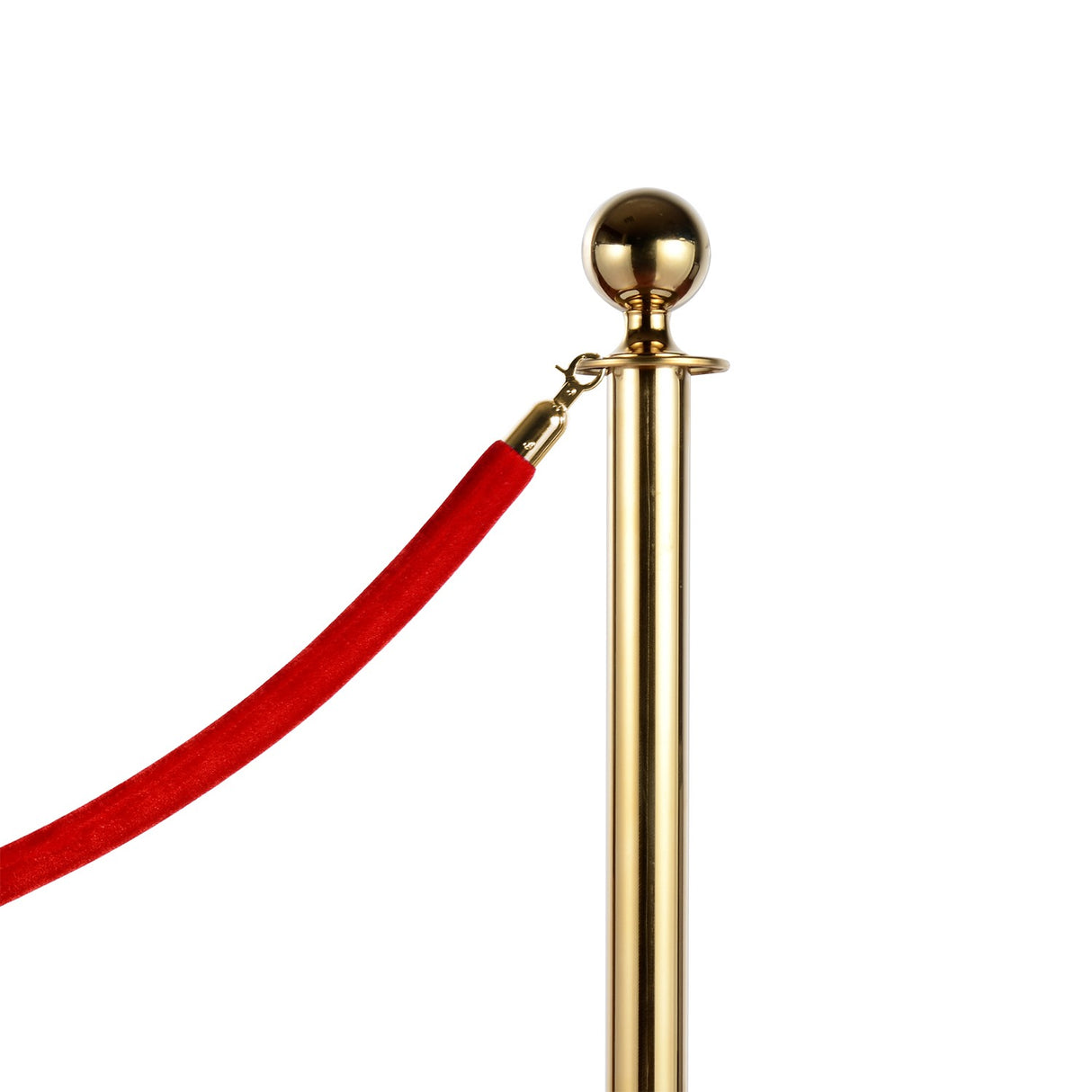 easycomfort easycomfort transenne elimina separacode paletti di delimitazione con corde rosso acciaio inox 32 x 95cm oro
