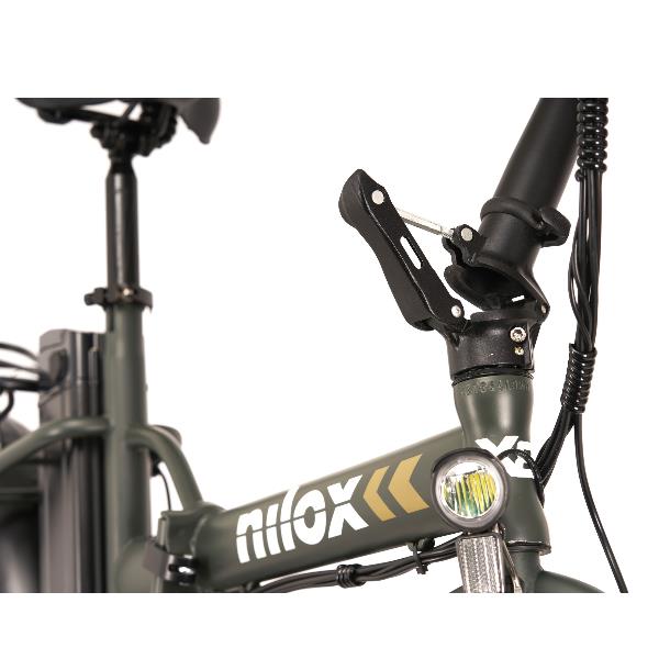 electric bike nilox x8 plus 30nxeb20v002v3 gomme fat da 20x4 batteria removibile da 36 v 13 ah 468 wh cambio shimano a 7 velocita motore brushless high speed da 36v   250w 38555