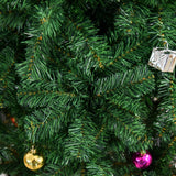 easycomfort easycomfort albero di natale 150cm con 420 rami in pvc ignifughi albero di natale con decorazioni e rami folti verde