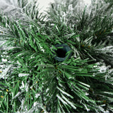 easycomfort easycomfort albero di natale innevato 180cm con 523 rami e base in acciaio per interni
