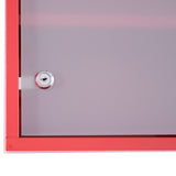 easycomfort easycomfort cassetta porta medicine armadietto medicinali 4 livelli porta in vetro 603012cm rosso ean 8054111840521