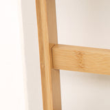 easycomfort easycomfort fioriera da esterno a 3 livelli in bambu con design rialzato e pieghevole 98x37x96 5 cm color legno