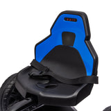 easycomfort easycomfort go kart a pedali per bambini 3 8 anni con sedile regolabile e ruote in eva 100x58x58 5 cm blu