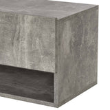 easycomfort easycomfort mobile porta tv sospeso con 4 vani e 2 ante a ribalta consolle per tv fino 60e fori per cavi grigio 140x32x31cm ean 8054111846400