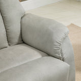 easycomfort easycomfort poltrona alzapersona reclinabile 150 max con telecomando e poggiapiedi 75x93x110 cm grigio