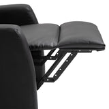 easycomfort easycomfort poltrona elettrica alzapersona 45 poltrona relax elettrica reclinabile a 145 con telecomando e poggiapiedi in pelle pu nero 67x95x105 cm ean 8054144135540