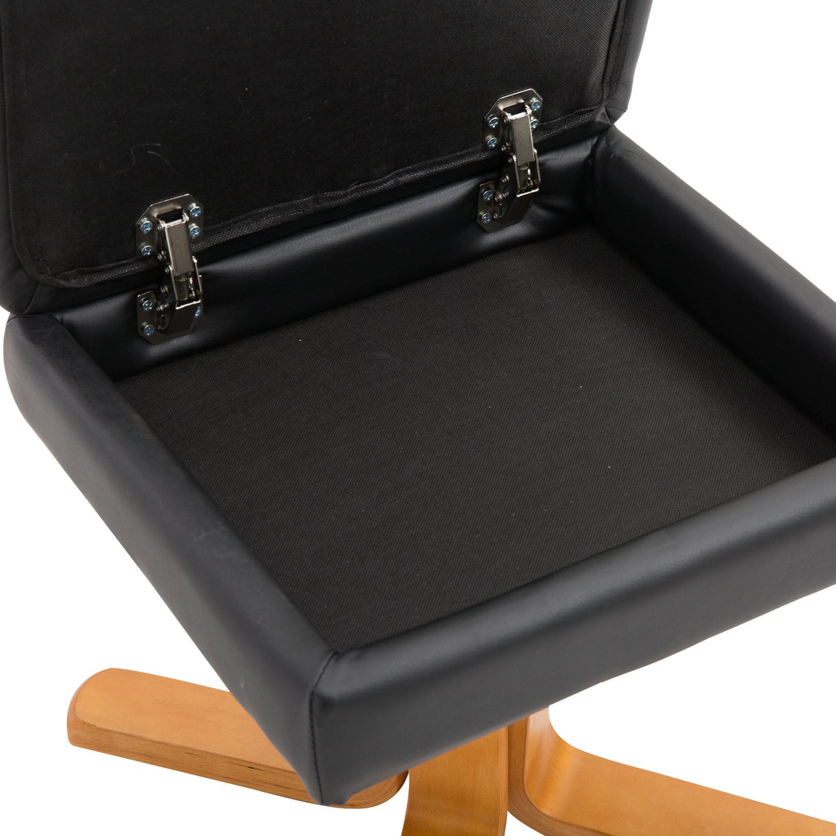 easycomfort easycomfort poltrona sedia relax reclinabile con poggiapiedi in pelle pu nero ean 8054144139883