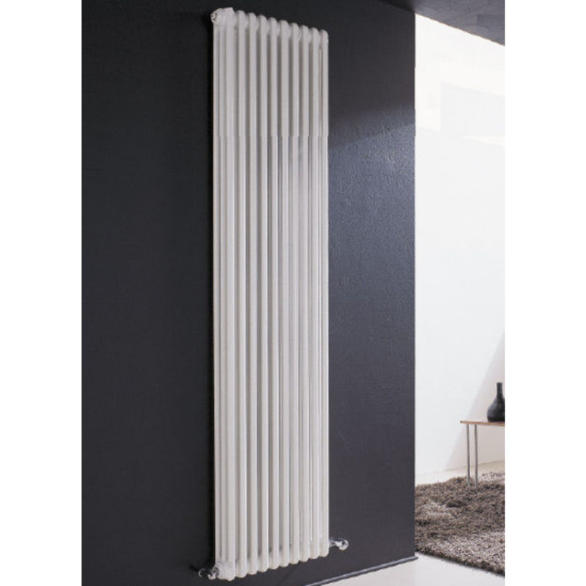immagine-1-cordivari-batteria-completa-radiatore-termosifone-in-acciaio-tubolare-cordivari-ardesia-3-colonne-da-3-a-20-elementi-h-2000-mm-interasse-1944-mm-tappi-e-riduzioni-inclusi-4-elementi-h-2000-ean-99103750