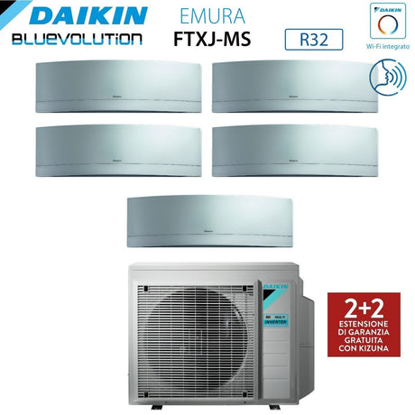immagine-1-daikin-climatizzatore-condizionatore-daikin-bluevolution-penta-split-inverter-serie-emura-silver-7791218-con-5mxm90n-r-32-wi-fi-integrato-7000700090001200018000-colore-argento-garanzia-italiana