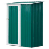 immagine-1-easycomfort-easycomfort-capanno-casetta-attrezzi-da-giardino-in-acciaio-1-porta-con-chiavistello-verde-ean-8055776911649