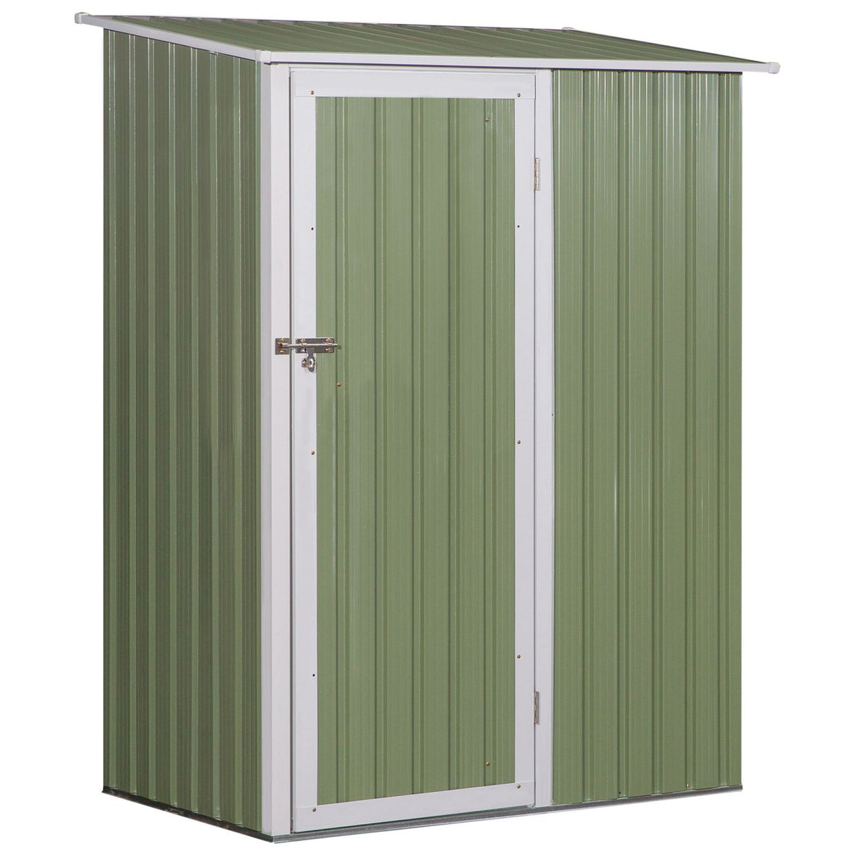 immagine-1-easycomfort-easycomfort-casetta-da-giardino-porta-utensili-in-lamiera-di-acciaio-capanno-da-giardino-in-acciaio-con-porte-scorrevoli-143x89x186cm-verde-chiaro-ean-8054144139067