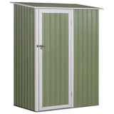 immagine-1-easycomfort-easycomfort-casetta-da-giardino-porta-utensili-in-lamiera-di-acciaio-capanno-da-giardino-in-acciaio-con-porte-scorrevoli-143x89x186cm-verde-chiaro-ean-8054144139067