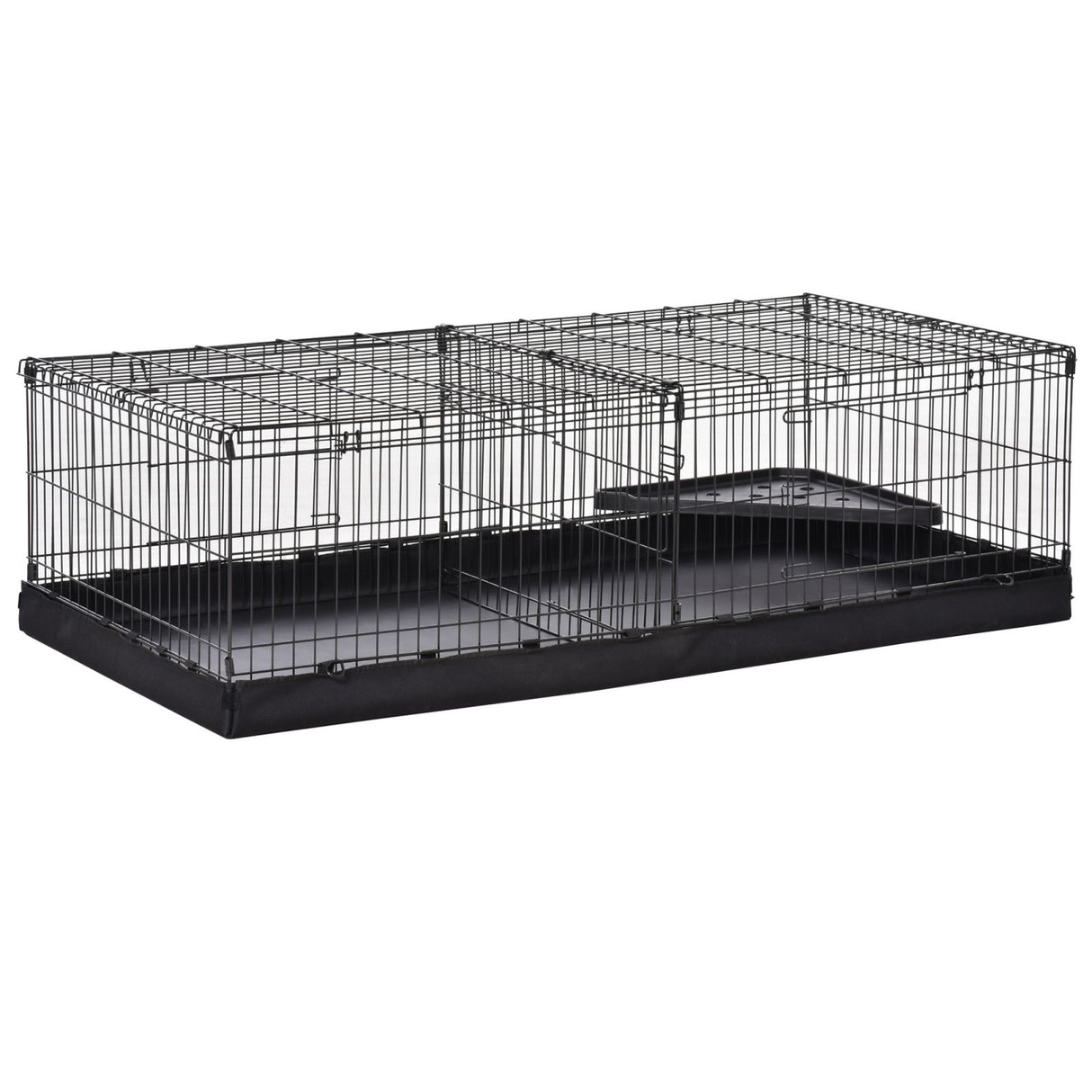 immagine-1-easycomfort-easycomfort-gabbia-per-roditori-in-metallo-e-tela-nera-118x59x36cm