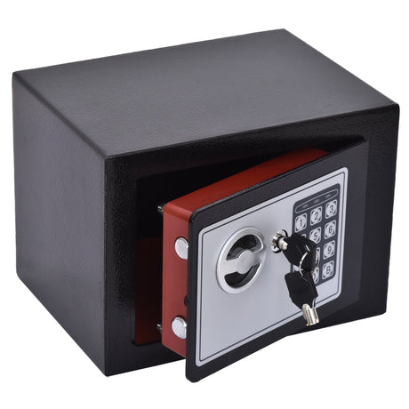 immagine-1-easycomfort-easycomfort-mini-cassaforte-elettronica-con-combinazione-e-chiavi-di-emergenza-in-acciaio-con-fissaggio-a-muro-23x17x17cm-nero
