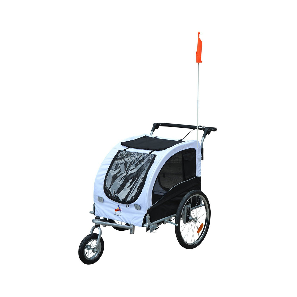 immagine-1-easycomfort-easycomfort-rimorchio-bicicletta-passeggino-per-cani-3-ruote-bianco-e-nero-ean-8055776911571