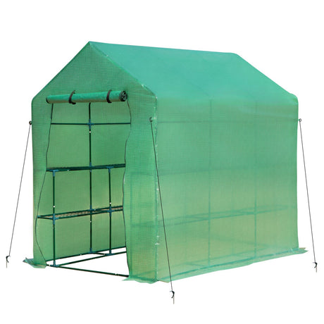 immagine-1-easycomfort-easycomfort-serra-tunnel-da-giardino-per-piante-e-orto-serra-da-balcone-con-2-ripiani-porta-vasi-copertura-in-pe-struttura-in-acciaio-214x143x195cm-ean-8054144134765