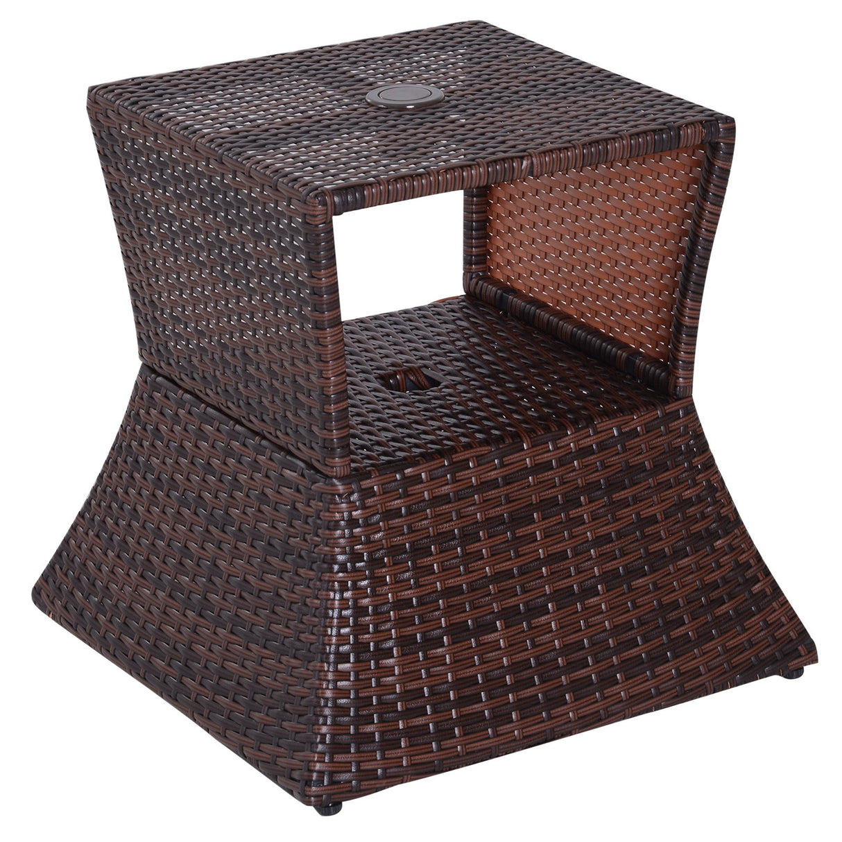 immagine-1-easycomfort-easycomfort-tavolino-da-esterno-in-rattan-con-foro-per-ombrellone-marrone-54x54x55cm-ean-8054144135755