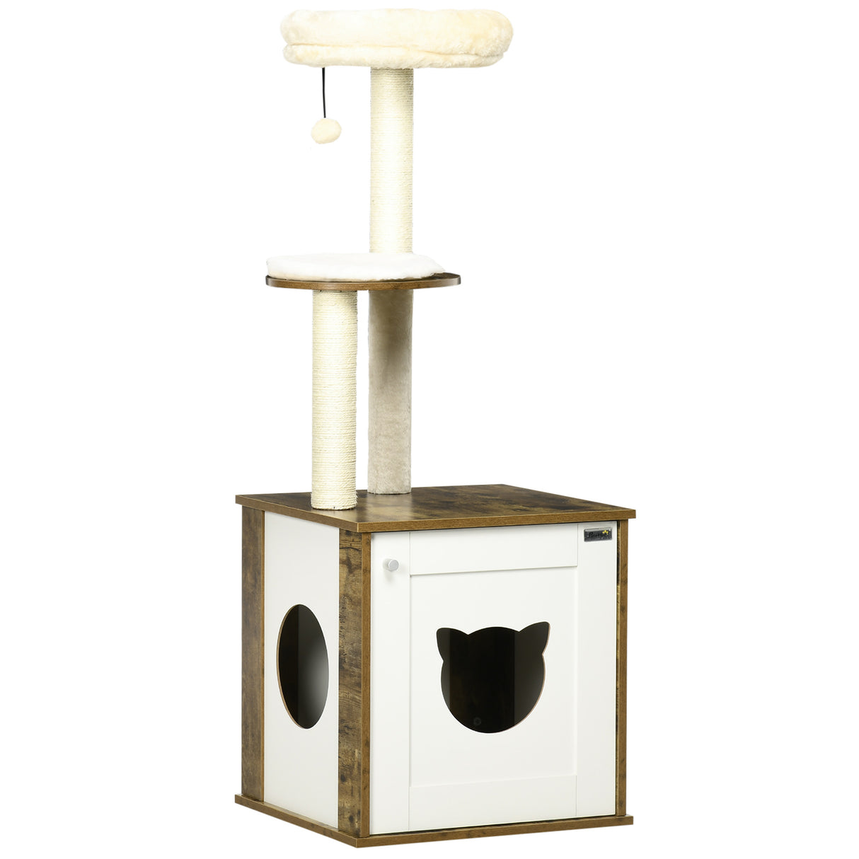 immagine-1-easycomfort-easycomfort-tiragraffi-per-gatti-con-mobile-porta-lettiera-posatoi-e-pallina-da-gioco-49x46x131-5-cm-marrone