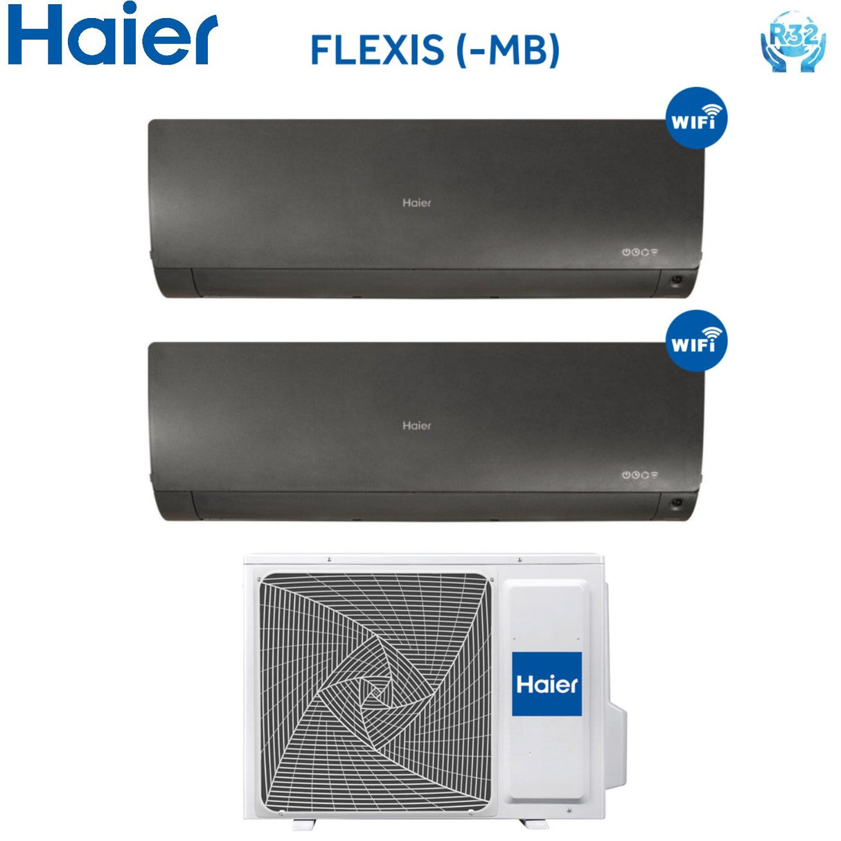 immagine-1-haier-climatizzatore-condizionatore-haier-dual-split-inverter-serie-flexis-black-918-con-2u50s2sc1fa-r-32-wi-fi-integrato-900018000-colore-nero-novita-ean-8059657012166