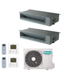 immagine-1-hisense-climatizzatore-condizionatore-hisense-dual-split-inverter-canalizzato-canalizzabile-912-con-2amw50u4rxa-r-32-wi-fi-optional-900012000-con-telecomando-di-serie-e-cablato-incluso-novita