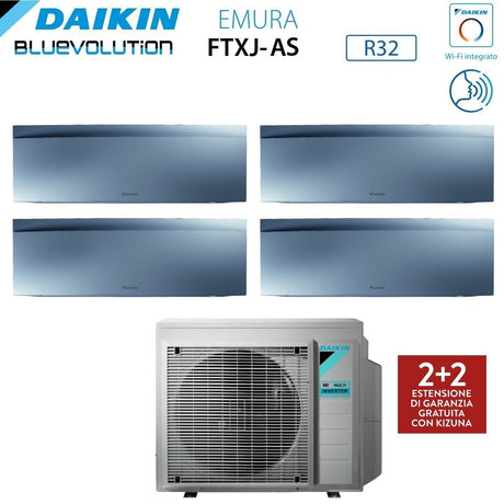 immagine-2-daikin-climatizzatore-condizionatore-daikin-bluevolution-quadri-split-inverter-serie-emura-silver-iii-9121515-con-4mxm80n-r-32-wi-fi-integrato-9000120001500015000-colore-argento-garanzia-italiana